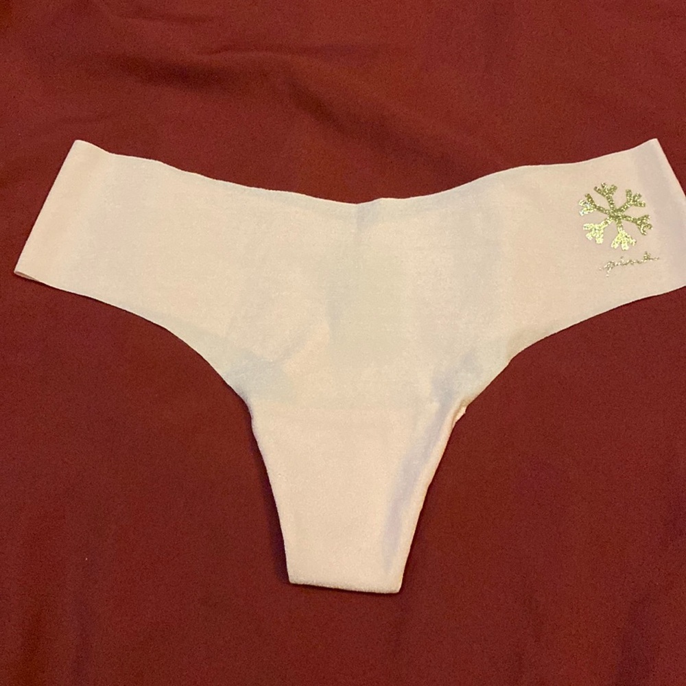 Pink Victoria’s Secret thong pink gold